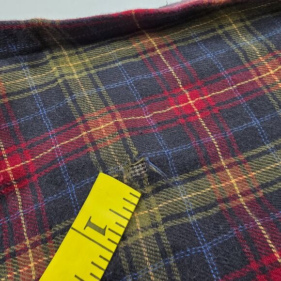 Carbon 2 Cobalt Men's Red Yellow Flannel Plaid Shirt Size XL - Picture 4 of 10